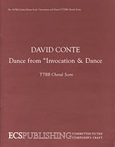 Dance TTBB choral sheet music cover